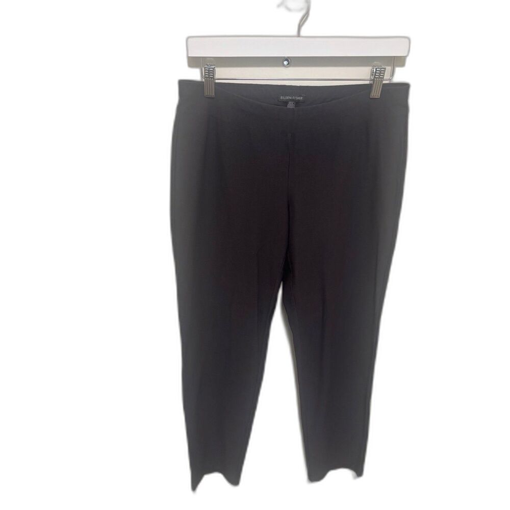Eileen Fisher Black Pull-On Stretch Pants